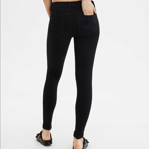 AEO Black Jeggings - Picture 2 of 6